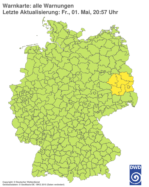 Aktuelle Wetterwarnungen für Göttingen
